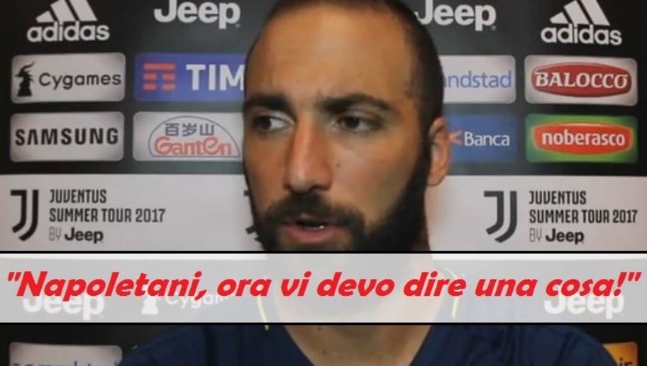 INSULTI SHOCK E MINACCE DI MORTE, SENTITE HIGUAIN: ''LASCIATEMI DIRE UNA COSA AI NAPOLETANI'' - 23/10/2017